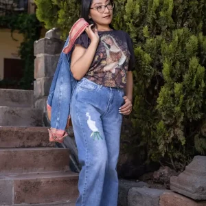 Pantalon en Mezclilla